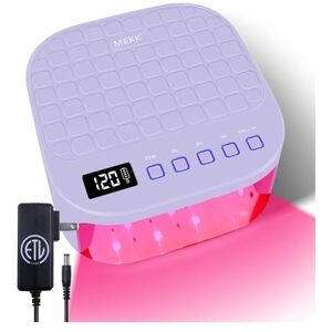 MEKK Cordless UV LED Nail Lamp Purple